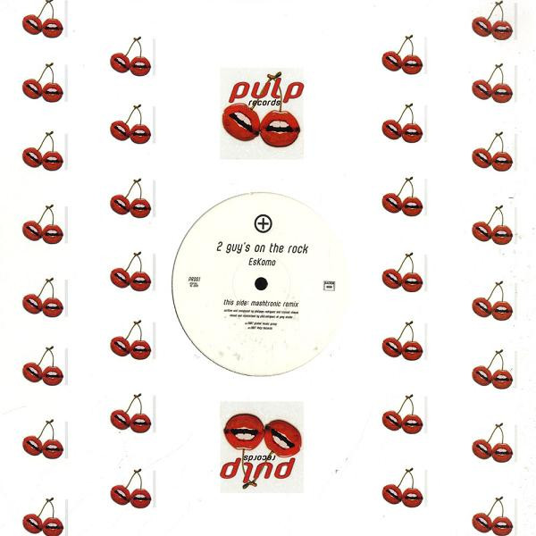 Original Pulp Records PR001 vinyl sleeve for 2 Guy’s On The Rock — EsKomo